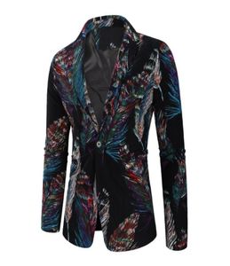 Men039s Suit Blazers Blazer For Men Feather Fashion Modèle Unique Design Casual Cost Jacket Slim Fit92088234179000