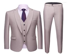 Men039s Suits Threepiece Men39s Suit 2023 Fashion Versión coreana de la autocultiva trabajo casual Comfort2900167