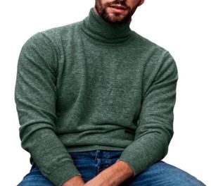 Men039S Sweaters Europa America Style Men Sweater Solid Color Sweatshirt Katoen Blend Warm gebreide schildpad Mannelijke pullover To3443100