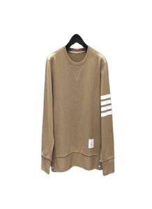 Men039s Sweatshirt Vêtements Classic Cotton Khaki Engineered 4bar Jersey Swetshirts Men Oneck Slim Casual Custom4745991