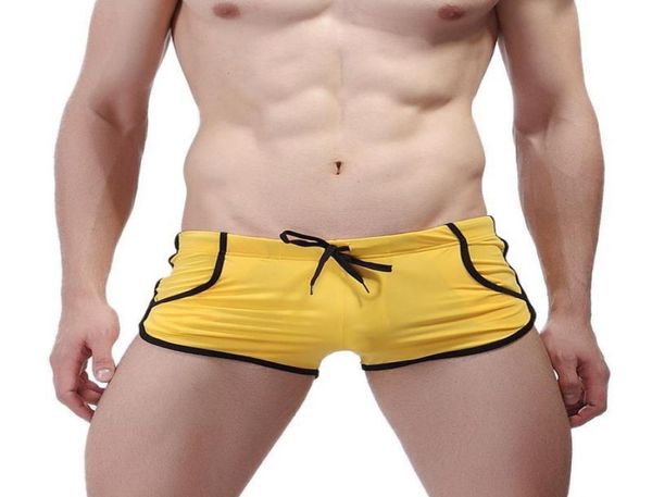 Men039s traje de baño verano hombres nadar calzoncillos trajes de baño pantalones cortos bermudas pantalones cortos de playa gay bikini pantalones deportivos tabla de surf desgaste natación tru2385266