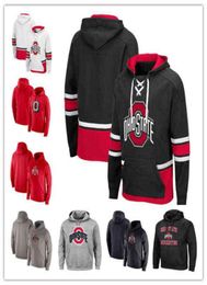 Men039s Camiseta American College Football Wear Hombre personalizado Fútbol universitario Ohio State Buckeyes OSU Sudaderas Sudaderas con capucha 3958371