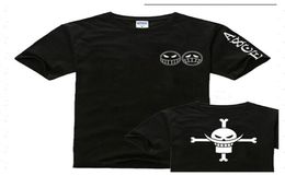 Men039s T-shirts anime one pièce Edward Gate Beard Vêtements hommes à manches courtes coton tas hip hop331a4964148