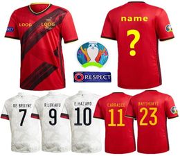 Men039S t Shirts België kleding 2021 Euro 2022 Home Games en Away Adult Children039S Suit 9367069
