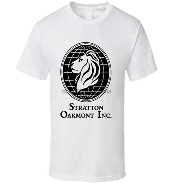 Men039s T-shirts Cotton Sportswear Stratton Oakmont Wolf Wall Street Stock Trader Financial Movie Shirt1660085