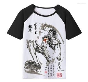 Men039s T-shirts Unisex Anime Cartoon EEN STUK Tee Aap Luffy Zoro Nami Chopper Law Casual TShirt TShirt8759028