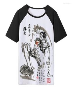 Men039s T-shirts Unisexe Anime Cartoon One Piece Tee singe Luffy Zoro Nami Chopper Law Tshirt Casual Tshirt4994025