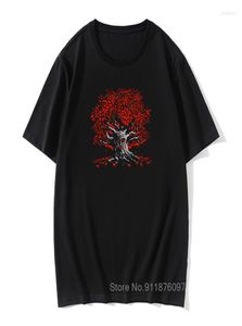 Men039s T-shirts hiver Come Come Magic Tree Winterfell Weirwood Shirt For Men Picture Funky Tshirt Round Coule Big Size Tee1941354