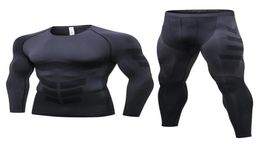 Men039s sous-vêtements thermiques Fanceey Anti Microbial Winter Souswear Men Long Johns Vêtements thermiques Kit Rashgard Compression8072270