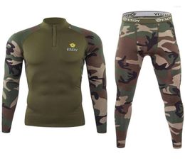 Men039s ropa interior térmica hombres tops trajes esdy esdy invierno camuflaje termico sports sports rana rana rana stuit4830916