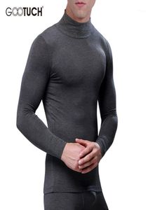 Men039S Thermal Underwear Mens Plus Size Long Johns Tops Comfortabel Warm Men039S Turtleneck Thermo Ademende dunne Underhi3413584