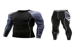 Men039s Tracksuit Fleece Lined Thermal Underwear Set Motorcycle Skiing Base Winter Warm Long Johns Shirts Tops Bottom 7108177