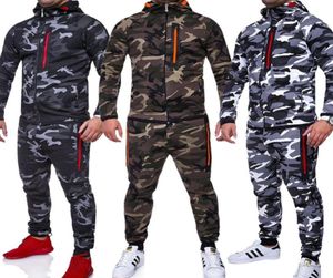 MEN039S Tracksuits Men Sets Track Suit 2021 Camouflage Jacket Camo Print Tracksuit Matching Sportswear Hoodie Coat Pants Sweats1156876