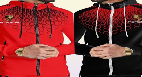 Men039s Survêtements Costume de sport Haut à manches longues avec pantalon de jogging à glissière 2pièces Ensemble de haute qualité 3D Mode 2021 Printemps An5944772