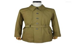 Men039s Trench Coats Seconde Guerre Mondiale France Armée Française Modèle 1938 Bourgeron Veste Tan Will228253251