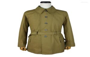 Men039s Trench Coats Seconde Guerre Mondiale France Armée Française Modèle 1938 Bourgeron Veste Tan Will223138986