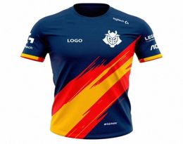 Men039s Tshirts 2021 G2 Équipe nationale Jersey Esports Supporter Tshirt League of Legends Uniforme Shirt Spain Sleeve Style V2A7450220