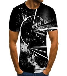 Men039s Tshirts 2021 Summer 3D Digital Printing Fashion Tshirt décontracté Oneck Trend Children039S Sports4368810