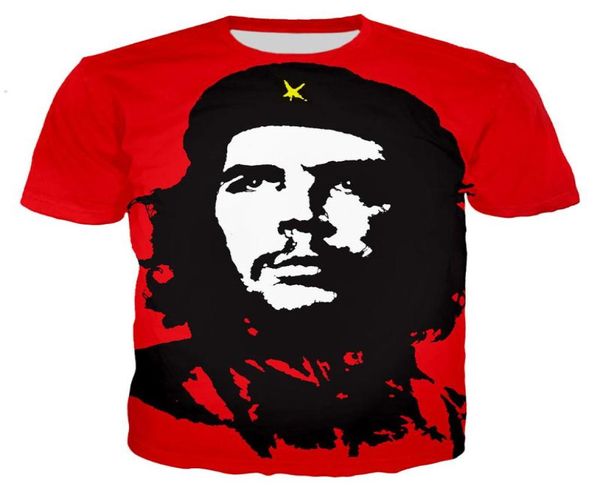 Men039s T-shirts 2022 Che Guevara Mode Cool 3D Imprimé Streetwear Unisexe Surdimensionné Shirts7583944