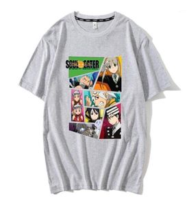 Men039s T-shirts 2022 Mannen T-shirt Soul Eater Mode Print T-shirt Zomer Heren Nieuwigheid Katoen Korte Mouw T-shirt Grappig tops Ts2448135