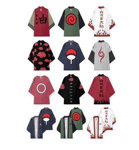 Men039S T -shirts Anime Kakashi Kimono Konoha Madara Haori Sasuke Cosplay Kostuums Uchiha Symbool Japanese jas Cardigan Pyjamas 5329865