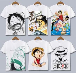 Men039s Camisetas Anime Ropa periférica Hombres Mujeres Camisa de dibujos animados Moda Camiseta japonesa Una pieza Luffy Sauron Harajuku Ullz5965998