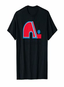 Heren039s T-shirts Zwart Quebec Hockey Vintage Team Logo Nordiques T-shirt Ons Heren Trend 2021 Afdrukken Kleding T-shirt9377426