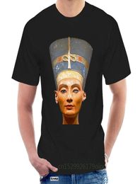 Men039s Tshirts Brand Cotton Men Basic Tops Queen NEFERTITI ANCIENNE ÉGypte Berlin Buste Statue Egyptien Art drôle T-shirt 0797657985