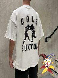 MEN039S T -shirts Cole Buxton T -shirt Men Women Hoge kwaliteit T -shirt Boksslogan afdrukken Korte mouw T -shirt Men Kleding T23013651135