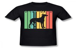 Men039s Tshirts Colorful Greyhound Dog T-shirt For Men Picture Custom Great Homme Tee High Street Vaporwave Fashion Clothes7285538