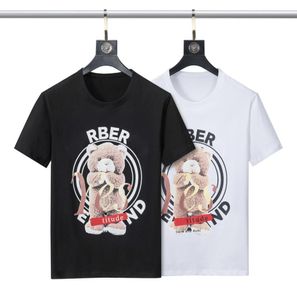 Men039s T-shirts designer luxe lente zomer tshirt dames t-shirt Londen Engeland klassieke letter print gecontroleerd raster korte sle8755880