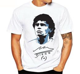 Men039s Camisetas Diego Maradona 3d Camiseta impresa Hombres Fashion Streetwear de gran tamaño Camiseta de manga corta Harajuk5729318