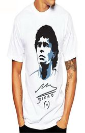 Men039s Camisetas Diego Maradona Camiseta impresa en 3D Hombres Mujeres Moda Streetwear Camiseta de manga corta con cuello redondo de gran tamaño Harajuk6977798