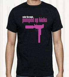 Men039s T-shirts Foster The People Pumped Up Kicks Band Zwart Tops T-shirt Maat S tot 3XL Streetwear Grappig TShirt7762228