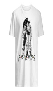 Heren039s T-shirts Goku en Vegeta Friends-shirt012345673999062