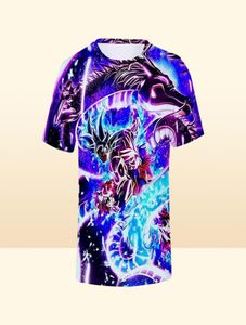 Men039s T-shirts Hoge Kwaliteit Zomer 2022 Korte Mouwen Cool Goku T-shirt 3D Gedrukt Anime Ontworpen T-shirt Mode Nieuwigheid Sty1884455