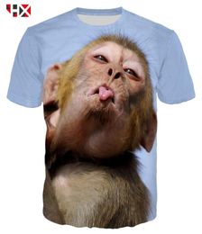 Men039s Tshirts HX 3D Tshirt imprimé Pullover T-shirt drôle Menwomen Animal mignon manche courte HARAJUKU TOPS A7837329192