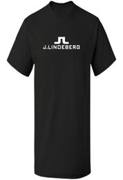 Men039s T-shirts Logo Vintage T-shirt J Lindeberg Golfer Drop S3XL Korte Mouw T-shirt Mannen Comical6508251