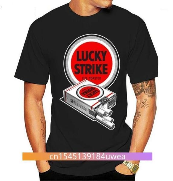 Camisetas Men039s Lucky Strike Retro tabaco tabaco cigarrillo camiseta Harajuku Tops moda clásico regalo único 0198169780730