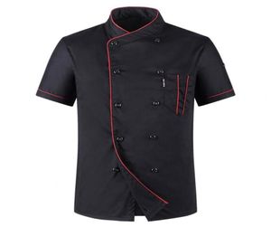 MEN039S T -shirts Men Chef -kok Uniform EL Kitchen Werkkleding los