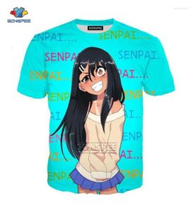 Men039s Tshirts Novelty 3D Tshirt imprimé anime kawaii girl nagatoro décontracté tee shirt hommes vêtements harajuku graphique masculin wome2781862