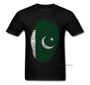 Men039s tshirts pakistan drapeau d'empreinte digitale tops hommes tee-en-style t-shirt d'été tshirt hip hop vêtements unique coton tshir7496447