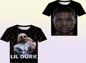 Men039s TShirts Rappeur Lil Durk T-shirt imprimé en 3D Hommes Femmes Été Casual Cool Hip Hop Fashion Street T-shirt surdimensionné T8198475