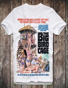 Men039s Tshirts Shirt The Big Bird Cage Exploitation B Movie Porno Porno Vintage Pam Grier Sexy Print Tshirt Men Summermen039595225