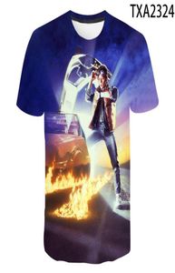 Men039s Camisetas de verano Back to the Future Movie Men39s ropa de ropa 3D estampado