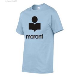 Men039s T-shirts Été Marant Tshirt Hommes Femmes Surdimensionné Coton Harajuku t-shirt Oneck Mâle Causal T-shirts Marque De Mode Loo7025180