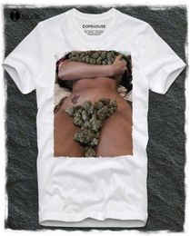 Men039s T-shirts T Sexy Meisje Kiffer Bong Gras Porno Porno Swag Pot Hoofd Tee Shirt3681387
