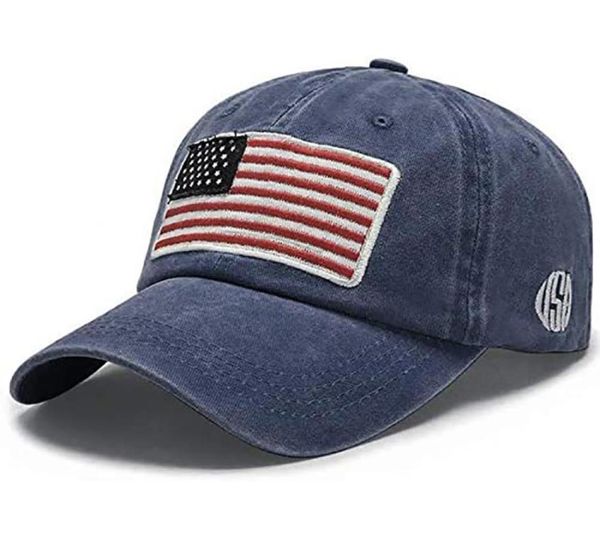 Men039s USA Drapeau Américain Casquette De Baseball Hommes Tactique Armée Coton Chapeau Militaire US Unisexe Hip Hop Chapeau Sport Casquettes Chapeaux En Plein Air5615688