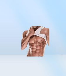 MEN039S Vesten Workout Trainer Vest Tanktops Zweet Sauna Taille Body Shaper Slim mannelijk Athletic Gym Zipper T -stuk shirt Plus Size3796870
