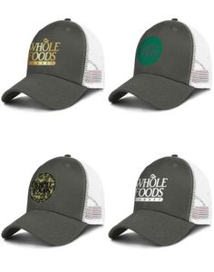 Men039s Whole Foods Market Flash Gold Sombreros de malla para mujer Ventilación ajustable Snapback Camuflaje orgánico saludable6539046